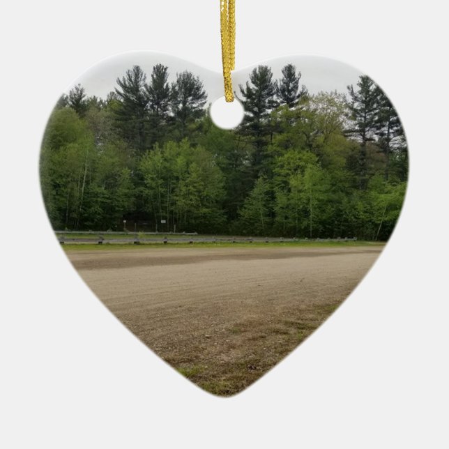 Einfache Orte Keramik Ornament (Vorne)