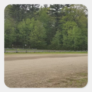 Einfache Orte Quadratischer Aufkleber