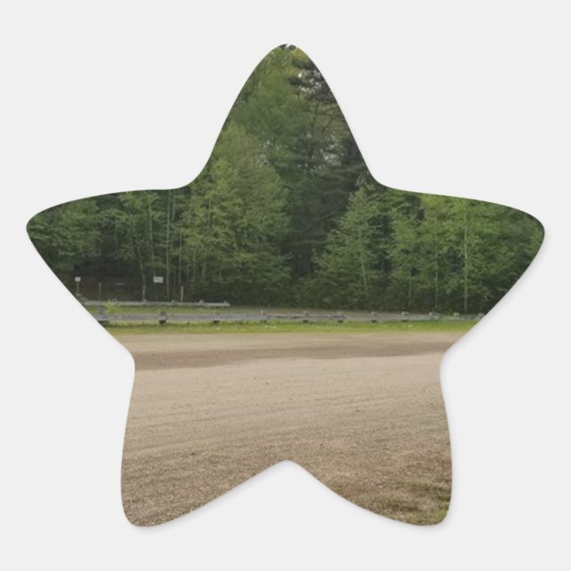 Einfache Orte Stern-Aufkleber (Vorderseite)