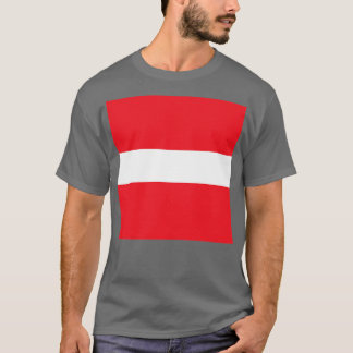 Einfache österreichische Flagge T-Shirt