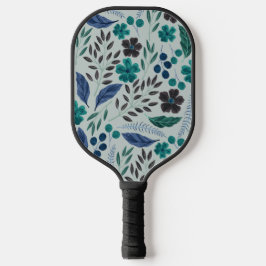 Einfache Paddel mit floralen Mustern Pickleball Schläger