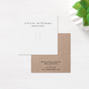 Einfache Papierring-Schmuckkarte