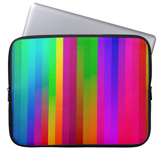 einfache parallele vertikale Linien Hintergrund. a Laptopschutzhülle (Vorderseite)