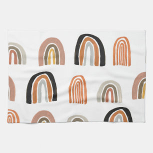 Einfache Pastell Rainbow Kids Style Geschirrtuch