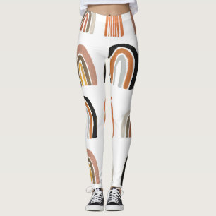 Einfache Pastell Rainbow Kids Style Leggings