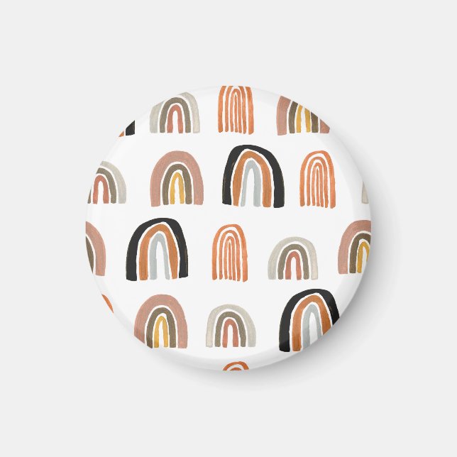 Einfache Pastell Rainbow Kids Style Magnet (Vorne)