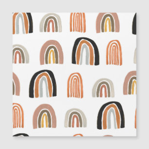 Einfache Pastell Rainbow Kids Style Magnetkarte