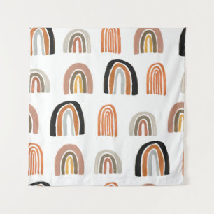 Einfache Pastell Rainbow Kids Style Wandteppich