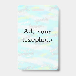 Einfache Pastellfarben Glitzer hinzufügen Foto Ausweis