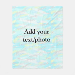 Einfache Pastellfarben Glitzer hinzufügen Foto Fleecedecke
