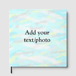 Einfache Pastellfarben Glitzer hinzufügen Foto Gästebuch