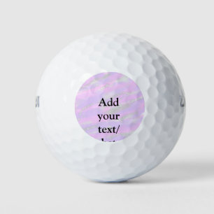Einfache Pastellfarben Glitzer hinzufügen Foto Golfball