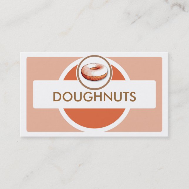 Einfache Pastellnudelkarten Visitenkarte (Vorderseite)