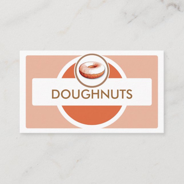 Einfache Pastellnudelkarten Visitenkarte (Vorderseite)