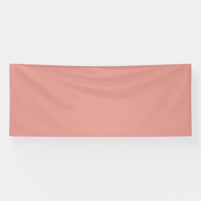 Einfache pastellrosa Flamingo-Farbe Banner (Horizontal)