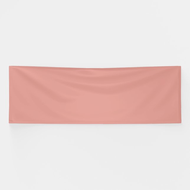 Einfache pastellrosa Flamingo-Farbe Banner (Horizontal)