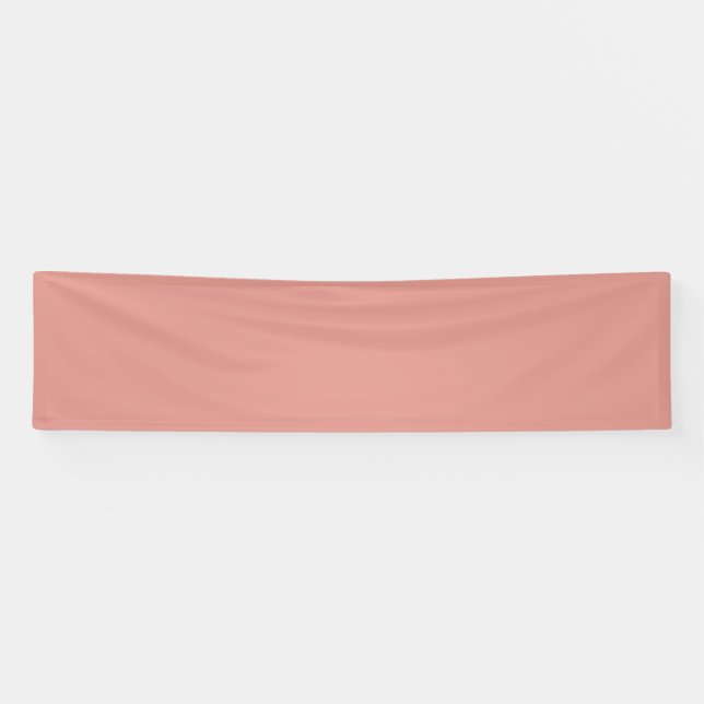 Einfache pastellrosa Flamingo-Farbe Banner (Horizontal)