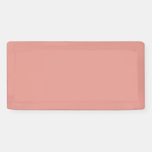 Einfache pastellrosa Flamingo-Farbe Banner