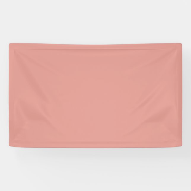 Einfache pastellrosa Flamingo-Farbe Banner (Horizontal)