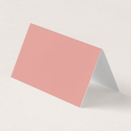 Einfache pastellrosa Flamingo-Farbe Visitenkarten
