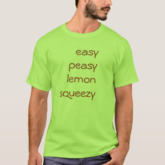 einfache peasy Zitrone squeezy T-Shirt