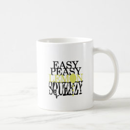 Einfache Peasy Zitrone Squeezy Tasse