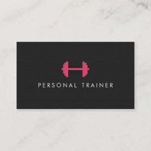 Einfache Personal Trainer Fitness Visitenkarten Visitenkarte