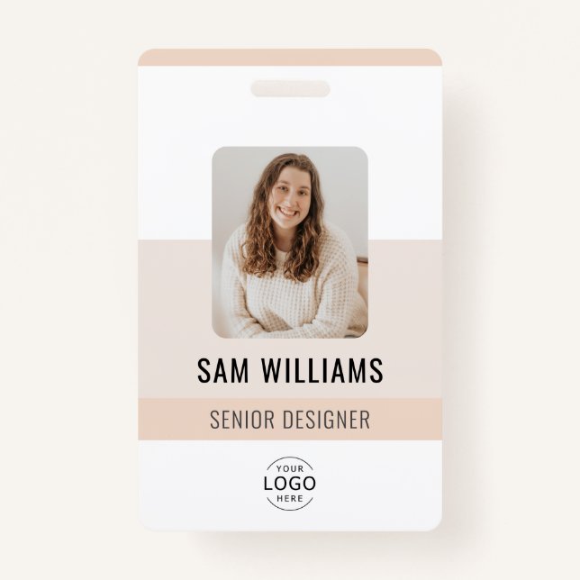 Einfache Personalausweis für Minimalistische Mitar Ausweis (Vorderseite)