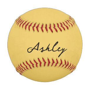 Einfache personalisierte Goldschrift Baseball