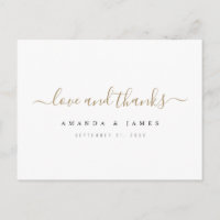 Einfache Personalisierte Hochzeit Vielen Dank