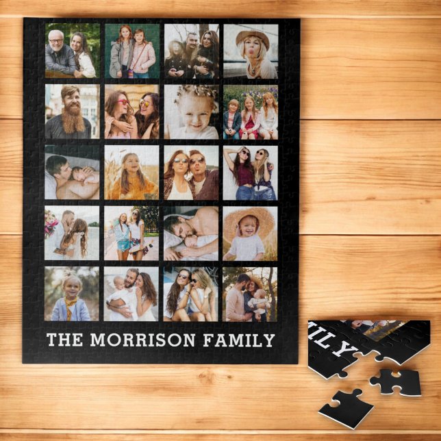 Einfache Personalisierte Instagram-Familie Puzzle (Von Creator hochgeladen)