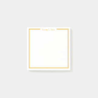 Einfache personalisierte Linien Post-it Klebezettel