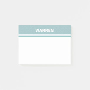Einfache personalisierte Namensstreifen Post-it Klebezettel