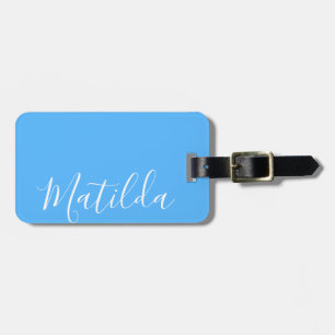 Einfache Personalisierte Neon-Farbe Gepäckanhänger