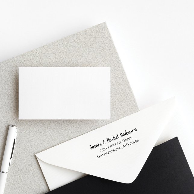 Einfache Personalisierte Rücksendeadresse Permastempel (Von Creator hochgeladen)