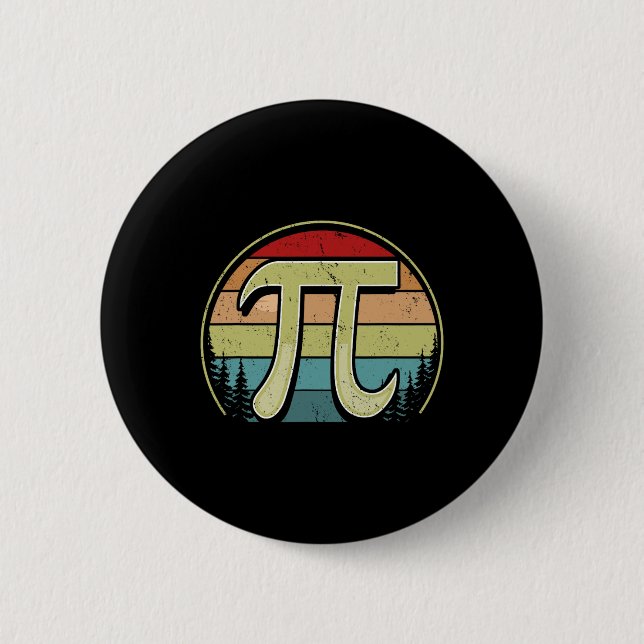 Einfache Pi Symbol National Pi Day Männer Frauen M Button (Vorderseite)