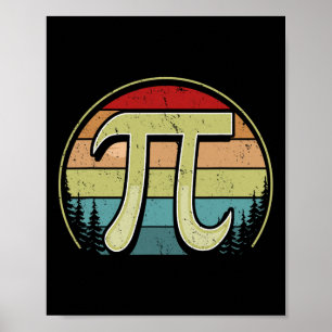 Einfache Pi Symbol National Pi Day Männer Frauen M Poster