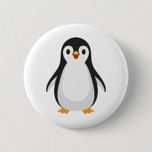 Einfache Pinguine Button