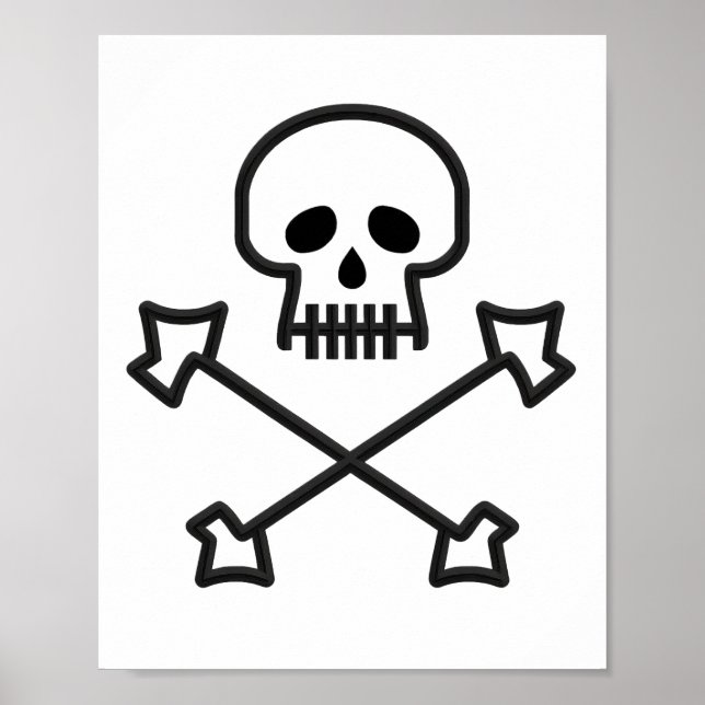Einfache Pirate Poster (Vorne)