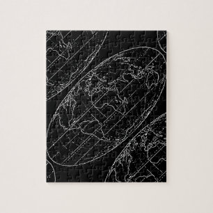 einfache Planisphäre/Karten Puzzle