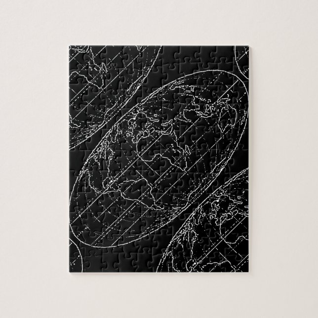 einfache Planisphäre/Karten Puzzle (Vertikal)