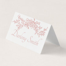 Einfache Platzierung der Karte Minimalistisch