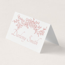 Einfache Platzierung der Karte Minimalistisch