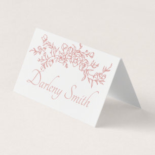 Einfache Platzierung der Karte Minimalistisch