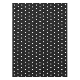 Einfache Polka Dots Schwarz und Weiß Tischdecke