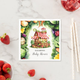 Einfache Potato Farmer's Market Baby Dusche Serviette