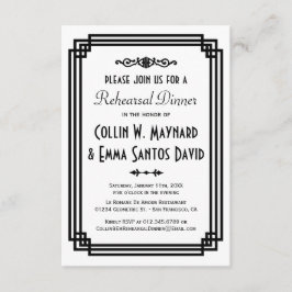 Einfache Probe Déco Einladung