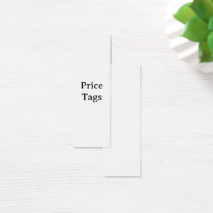Einfache professionelle 3,0" x 1,0" Preisschilder