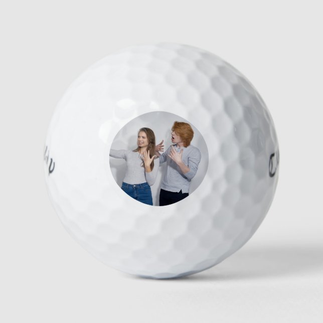 Einfache professionelle Foto-Golfbälle Golfball (Vorderseite)