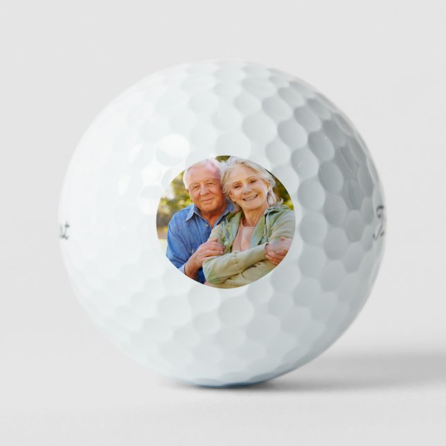 Einfache professionelle Foto-Golfbälle Golfball (Vorderseite)
